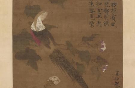 解析赵佶《芙蓉锦鸡图》：线条之美与花鸟轮廓的描绘